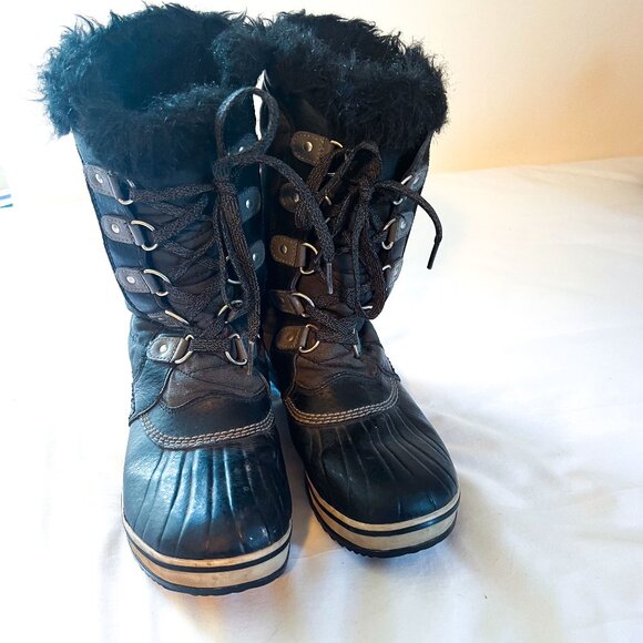 Sorel Tofino II Faux Fur Lined Waterproof Boot, Size Youth 6 / Women's 7 EU 38 - Picture 6 of 12